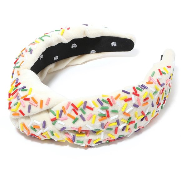 Lele Sadoughi Accessories - Lele Sadoughi Buttercream Birthday Cake Knotted Headband